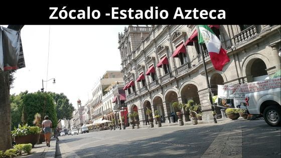 ¿Cómo llegar del Zócalo de la CDMX al Estadio Azteca?